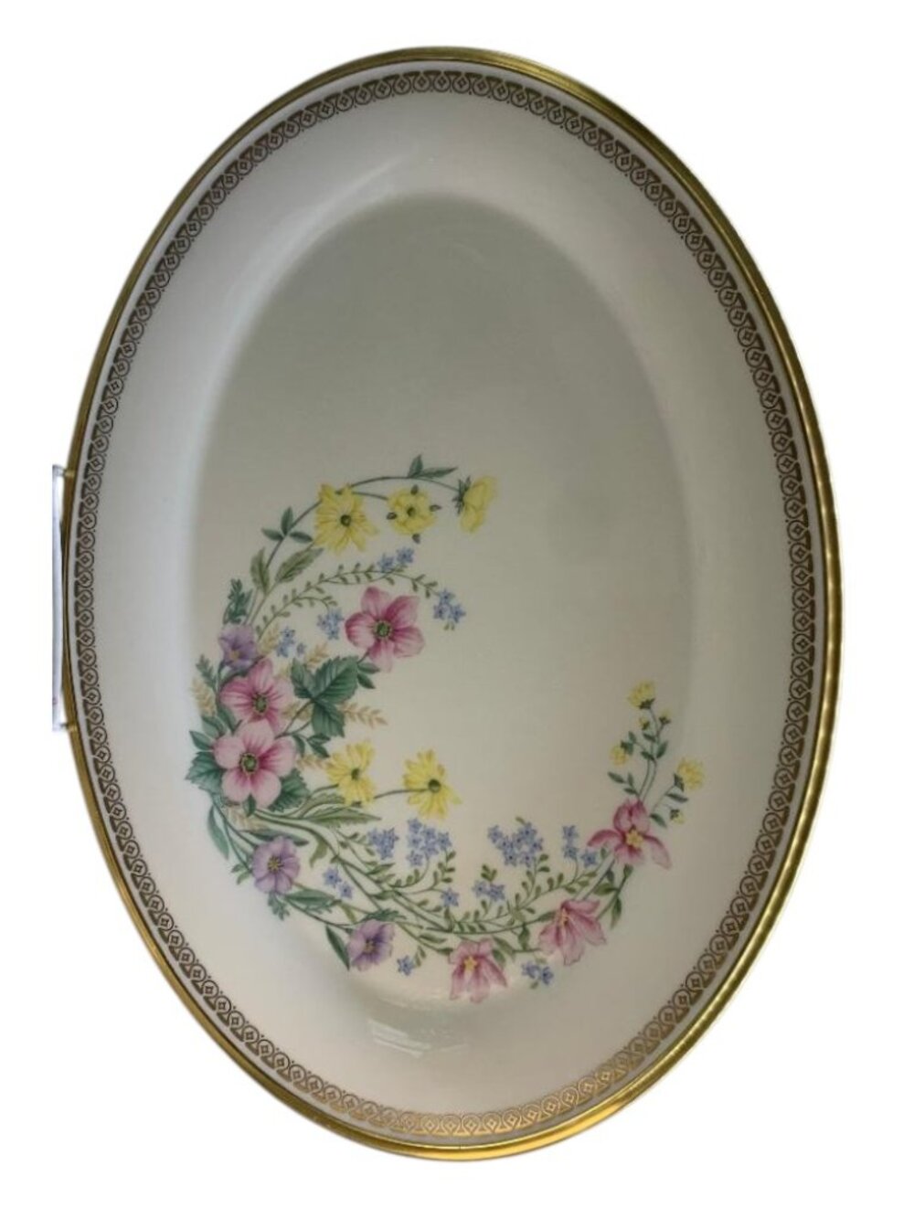Lenox Flower Song Oval Serving Platter Vintage